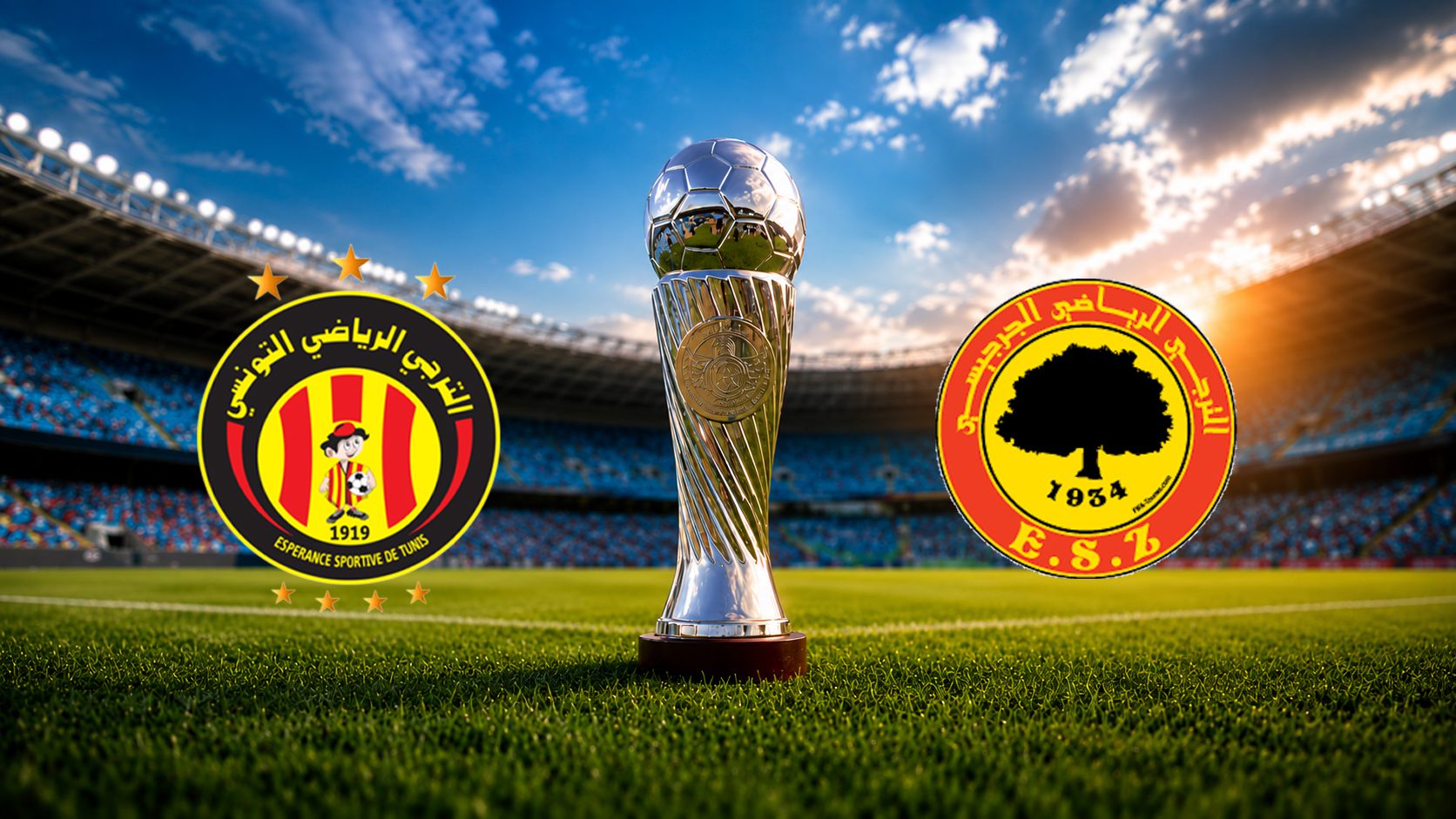 Finale de la Coupe de Tunisie : L’Espérance de Tunis contre Zarzis à Radès
