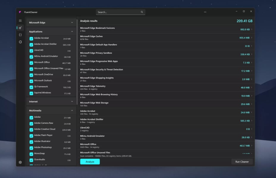 FluentCleaner : une alternative gratuite à CCleaner sur Windows 11