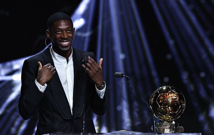 Ousmane Dembélé avait raflé pour la première fois le Ballon d'or, le 22 septembre 2025 au Théâtre du Châtelet.