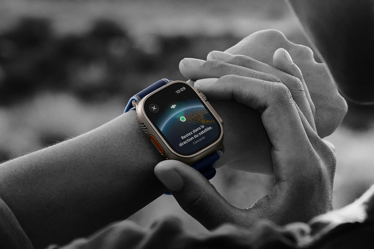 La connexion satellite de l'Apple Watch Ultra 3