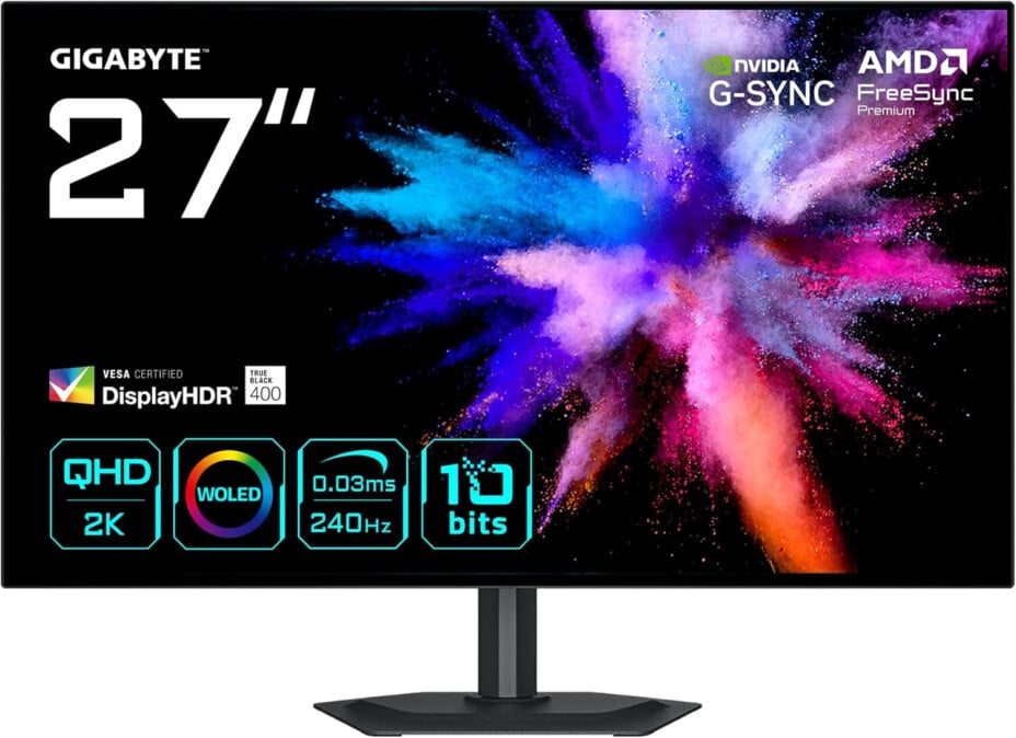 Gigabyte lance un écran PC Gaming Oled à 400 euros.