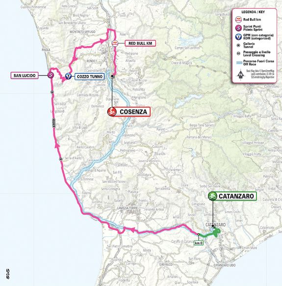 Le parcours de la 4e étape