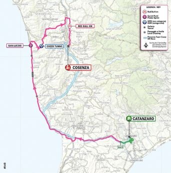 Giro : Parcours et profil détaillés de la 4e étape