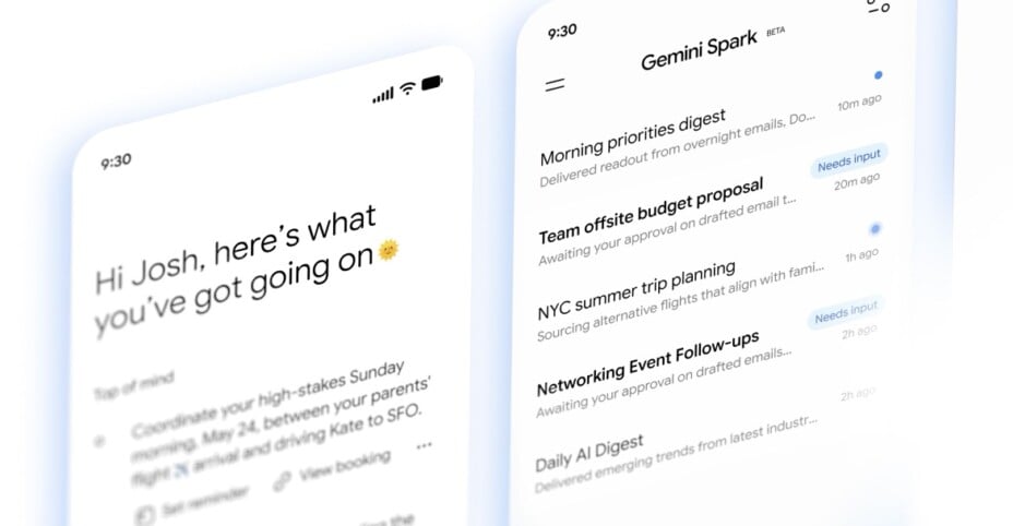 Google Gemini lance Daily Brief, résumé quotidien généré par l'IA.