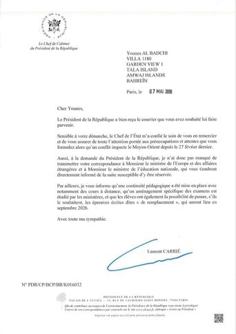 Guerre au Moyen-Orient : Un lycéen réussit à annuler le bac grâce à une pétition et une lettre à Macron