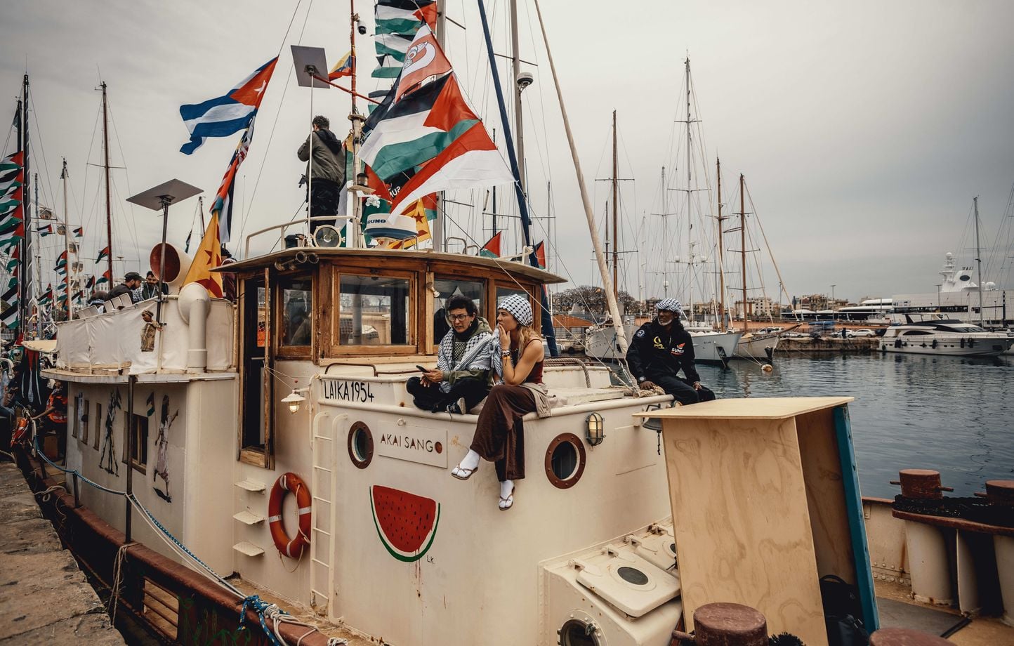 Israël : ONG dénonce violences contre deux activistes de la « flottille pour Gaza »