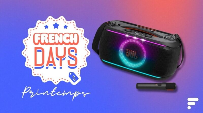 JBL PartyBox On-The-Go 2 : enceinte karaoké à moins de 300 € pendant les French Days