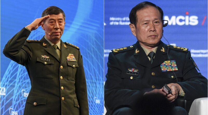 La Chine condamne à mort deux anciens ministres de la Défense