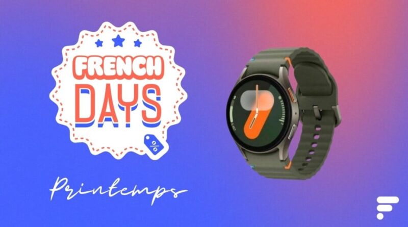 La Samsung Galaxy Watch 7 à son prix le plus bas pendant les French Days.
