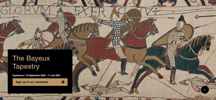 La Tapisserie de Bayeux sera exposée durant plus d'un an au British Museum.