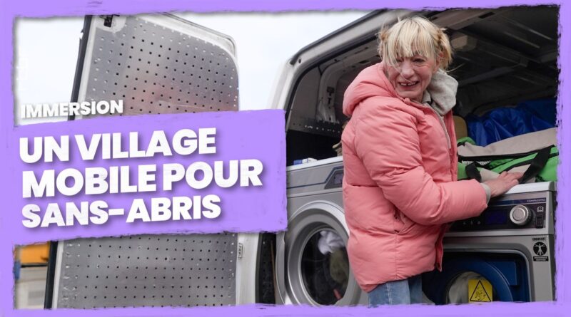 La wasserette mobile de Bulle aide les sans-abri à Bruxelles depuis huit ans.