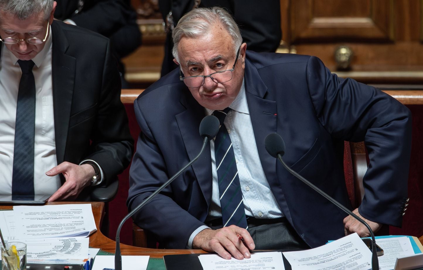 Le LR Gérard Larcher veut prolonger son mandat de trois ans au Sénat.