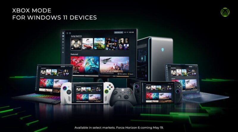 Le mode Xbox de Windows 11 déployé avec un gain mémoire jusqu'à 2 Go