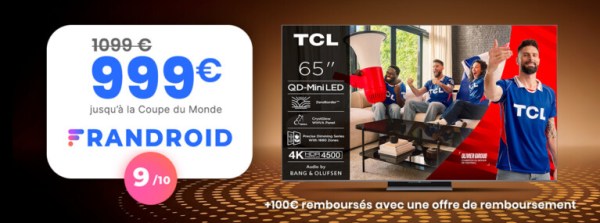Le TV Mini LED Hisense 4K 180 Hz 75″ à -500 €