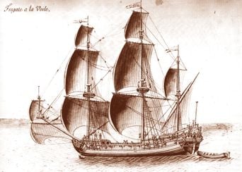 L'épave corsaire échouée depuis des siècles à Saint-Malo demeure mystérieuse.
