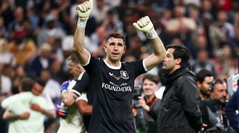 Ligue Europa : Emiliano Martinez d'Aston Villa joué la finale avec un doigt cassé