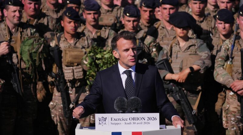 Macron se réjouit de l'exercice militaire XXL Orion : "Un signal clair à nos adversaires"