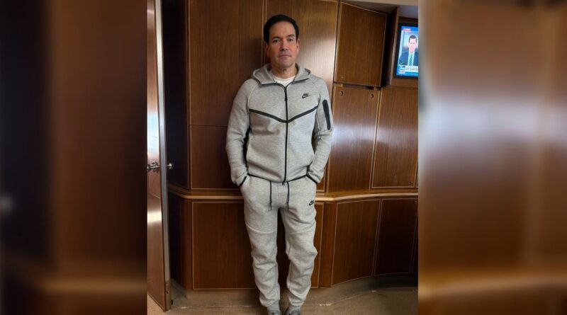 Marco Rubio ne s’est pas inspiré du survêtement de Maduro aux États-Unis.