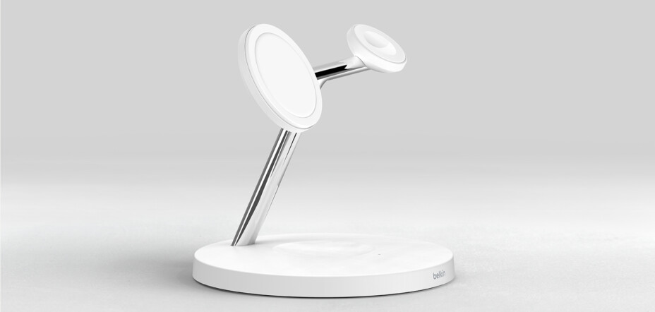 Moitié prix pour la station de recharge 3-en-1 MagSafe chez Boulanger.