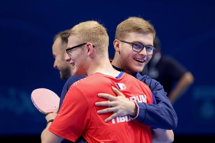 Les frangins Lebrun lors de l'Euro remporté l'année dernière en Croatie.
