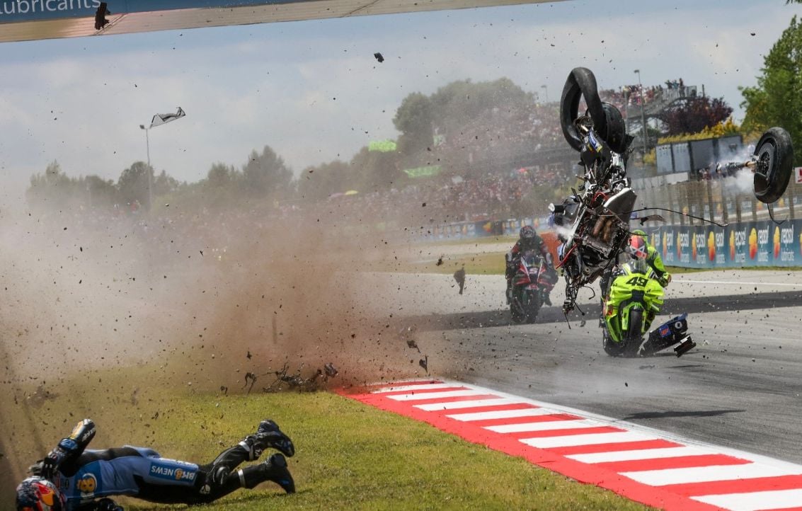 Moto GP : Alex Marquez et Johann Zarco hospitalisés après de gros crashs
