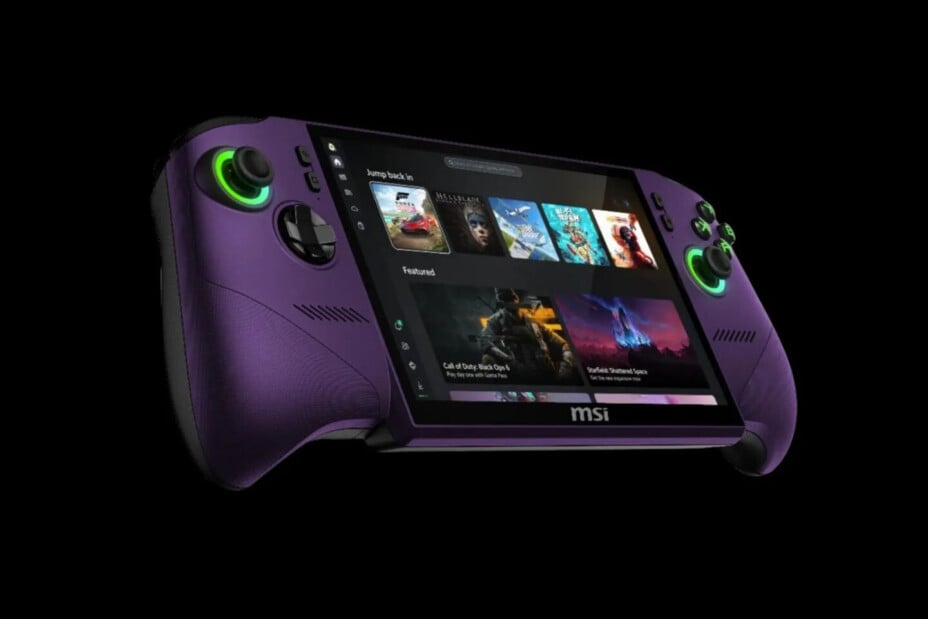 MSI Claw 8 EX AI Plus : première console avec Intel Arc G3 Extreme