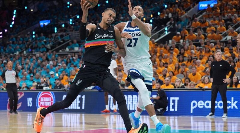 NBA : Les Spurs ne remportent pas le match contre les Wolves malgré Wembanyama