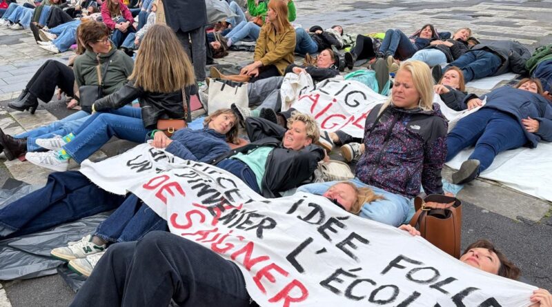 "Opération Paillasson" : profs liégeois ne se laissent pas faire face aux réformes