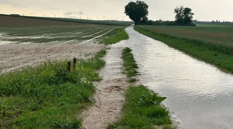 Orages et inondations : pompiers interviennent en province de Liège, avertissement jaune de l'IRM dans le sud du pays.