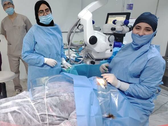 Plus de 1500 opérations gratuites de cataracte réalisées en une journée.