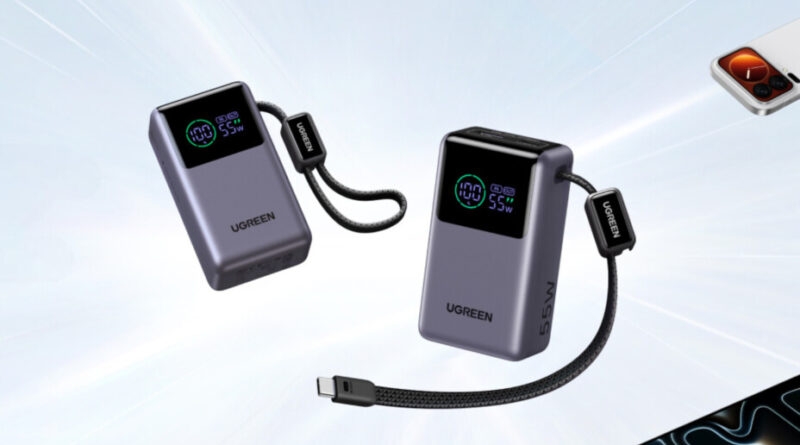 Pourquoi la batterie externe Ugreen 10 000 mAh 55 W à -33 % séduira-t-elle cet été ?