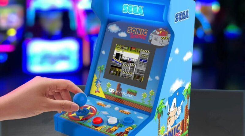 Promo de -33% sur la mini borne d’arcade Sonic avec 5 jeux