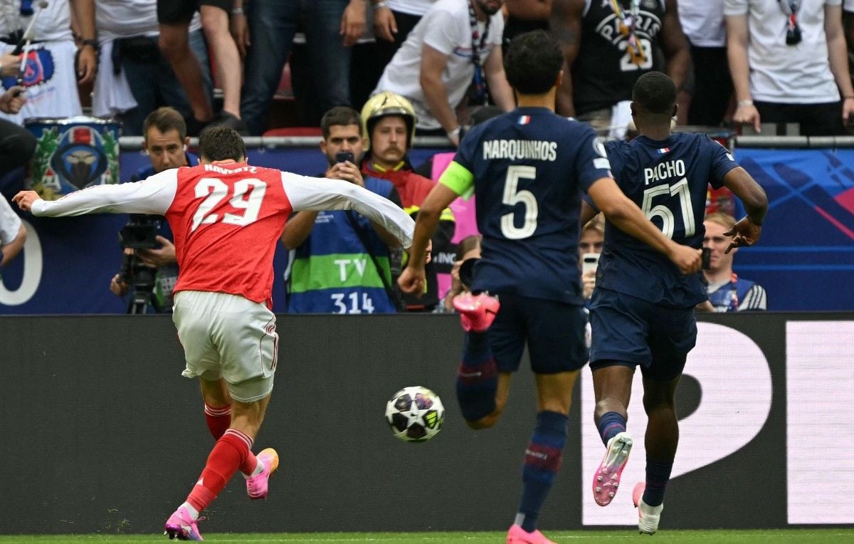 PSG-Arsenal : Le but d'Havertz validé malgré la main de Trossard