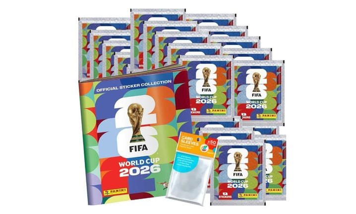 L'album officiel Panini Fifa World Cup compte pas moins de 980 stickers à coller.