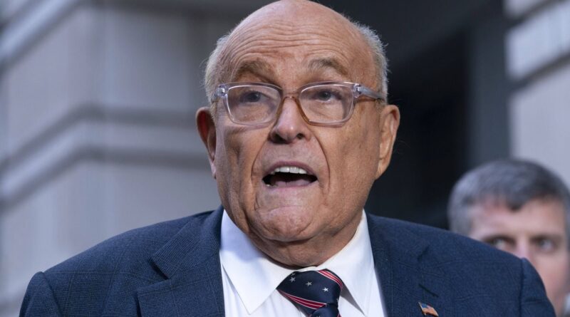 Rudy Giuliani, ancien maire de New York, en état critique aux États-Unis.