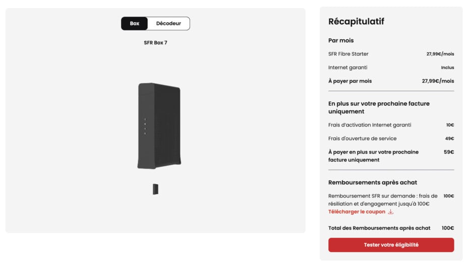 SFR Fibre Starter : trois atouts à prix maîtrisé [Sponso]