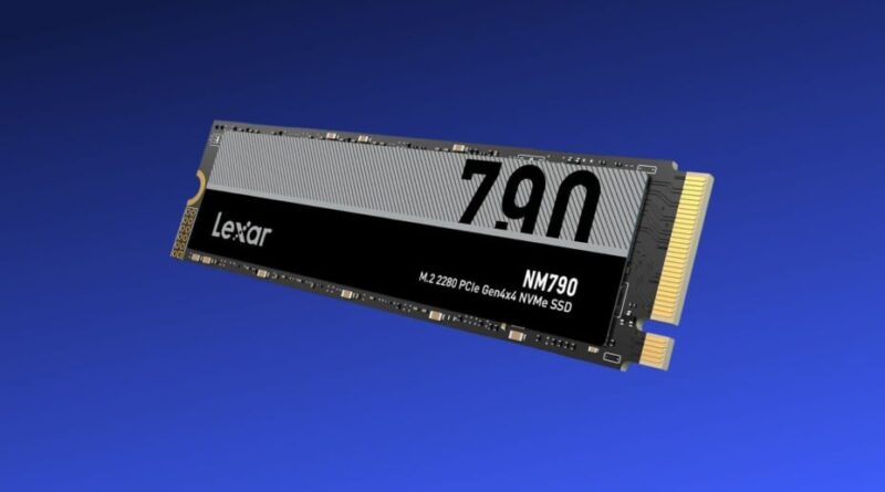 SSD M.2 Lexar 8 To : 100 € de réduction malgré la flambée des prix.