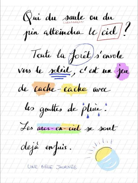 Page ReMarkable - pc Le même document en couleur sur PC