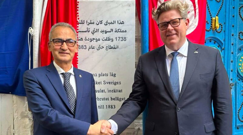 Tunisie–Suède : plaque historique inaugurée à Tunis