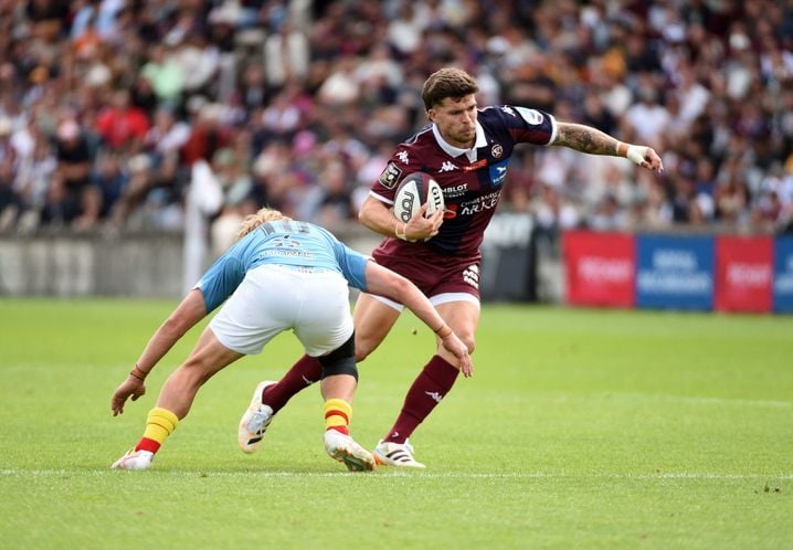 Matthieu Jalibert lors du match de Top 14 face à Perpignan.