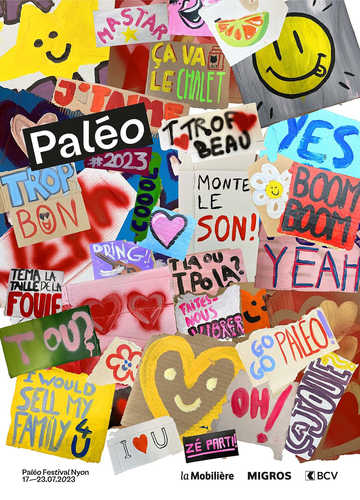 Une affiche qui ne passe pas inaperçue pour le Paléo Festival Nyon !
