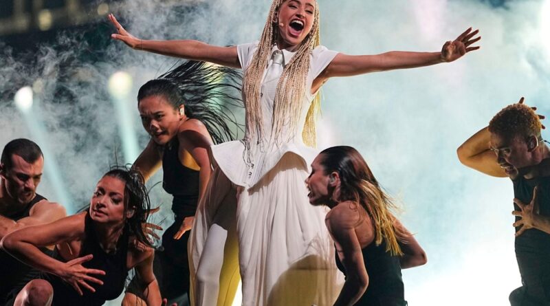 Une marche de puissance et de détermination à l'Eurovision pour la France.