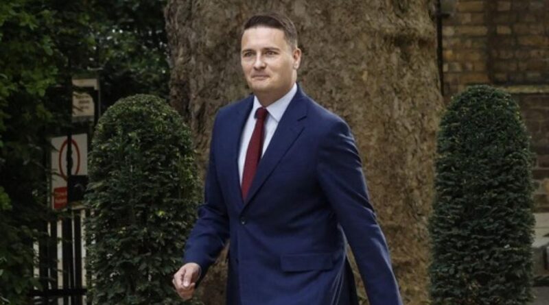 Wes Streeting, ministre britannique de la Santé, démissionne.