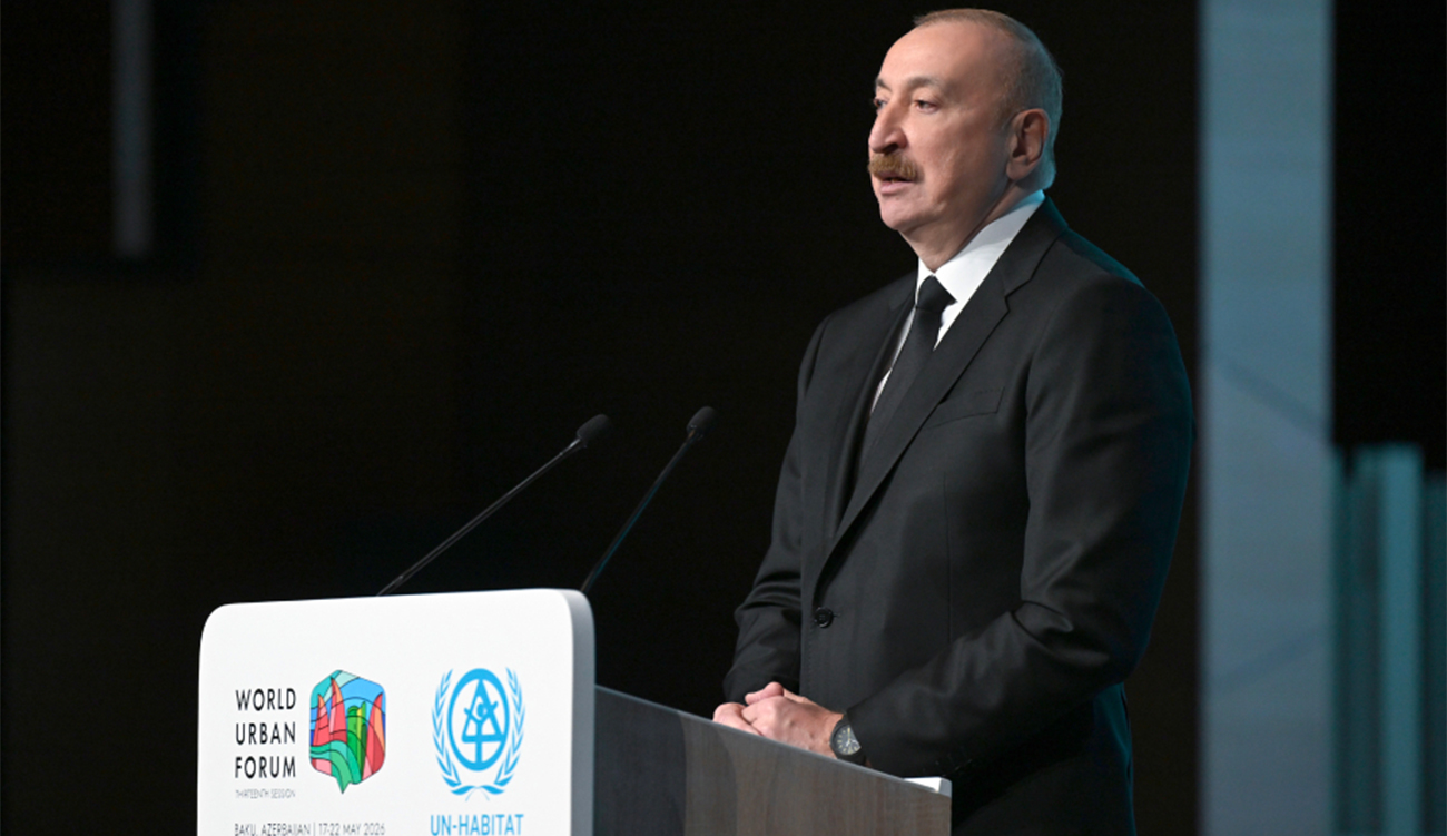 WUF13 : le président azerbaïdjanais affirme ne pas négliger l'urbanisation durable