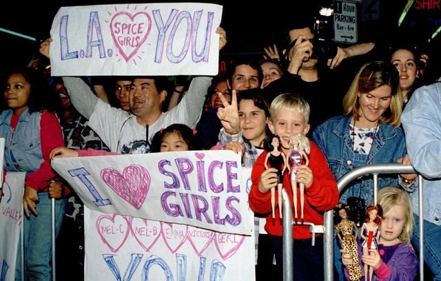 L’avant-première du film « Spice World » à Los Angeles en 1997.