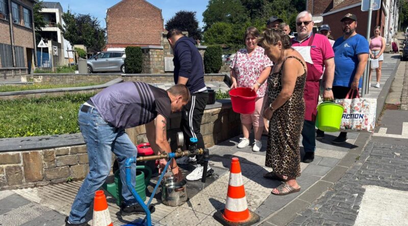 6500 personnes ne disposent pas d'eau à Morlanwelz, plan d'urgence activé