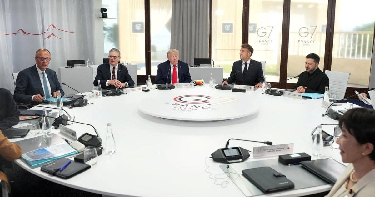 À Évian, le G7 soutient l'Ukraine avec Zelensky présent.