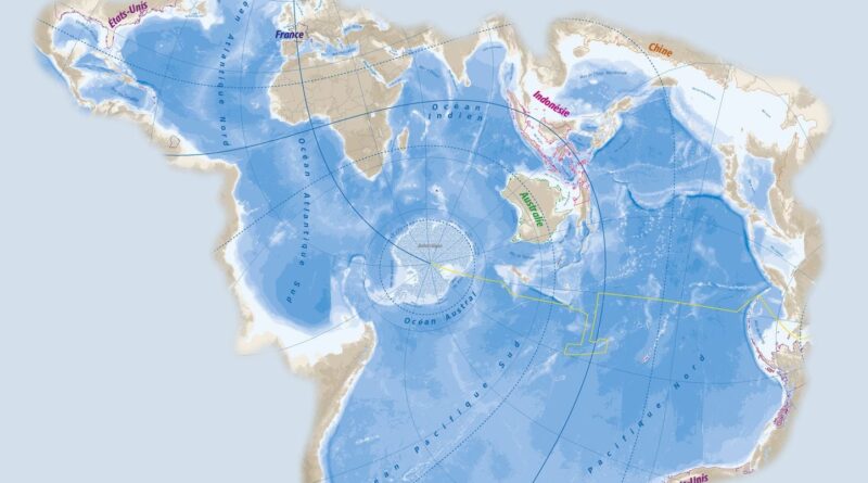 A quoi sert la carte du monde de l'océan unique ?