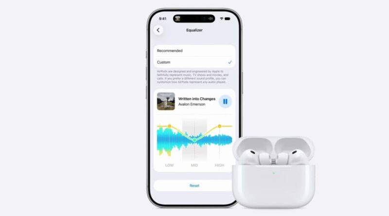 Apple ajoute un égaliseur manuel aux AirPods.