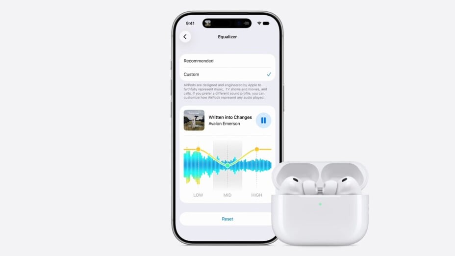 Apple ajoute un égaliseur manuel aux AirPods.